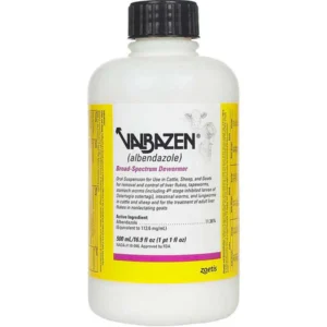 Valbazen (Albendazole) Broad-Spectrum Dewormer: 500ml