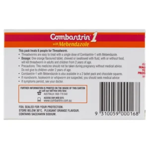 Combantrin -1 Threadworm Tablets 6 Pack