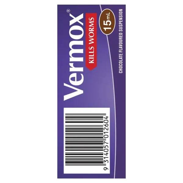 Vermox Chocolate Suspension 15ml