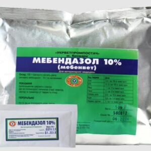 Mebendaz Dewormer Roundworms Tapeworms Hookworms, 80 g