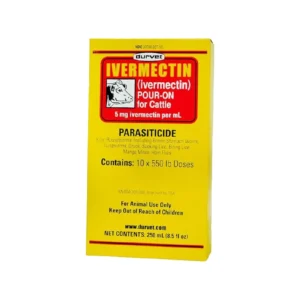 Durvet Ivermectin Pour-On Dewormer for Cattle 8.5-oz